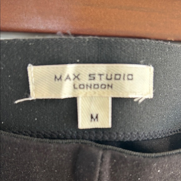 Max Studio Black Wide Leg Pants - Picture 2 of 3